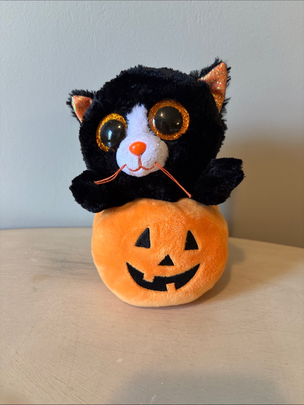 Edgar The Halloween Cat Ty Beanie Boos 6 Inches 2019 EUC